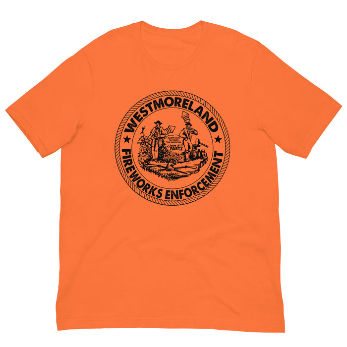 Westmoreland Fireworks Enforcement - T-Shirt